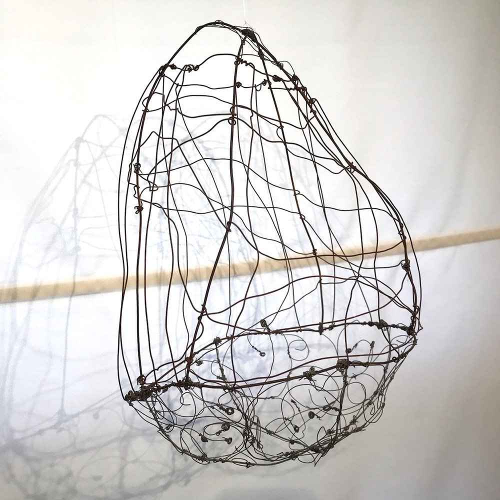 Sculptural Hanging Egg